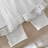 Літній костюмчик для Хрещення дівчинки "Діва Марія" Білий колір, розмір 86, фото 7