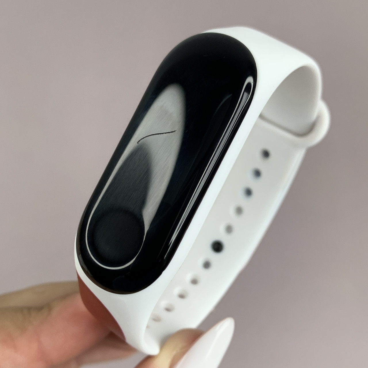 Ремінець для Xiaomi Mi Band 3 силіконовий кольоровий браслет для фітнес трекера мі бенд 3 білий MLT мод 8