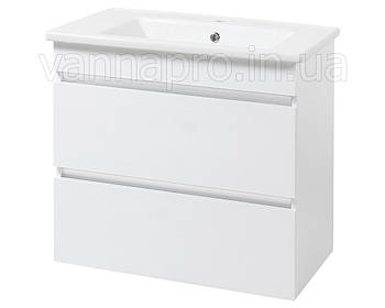 Тумба підвісна ЮВВІС Монако 60 см з умивальником Веста 60 см