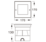 Вуличний грунтовий LED світильник VLS014 4W 3000K, фото 5