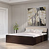 Двоспальне ліжко Еверест Асторія з двома ящиками 160х200 см венге + дуб молочний (DTM-2488), фото 2