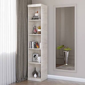 Шафа-пенал відкритий Еверест Соната дуб крафт білий (DTM-2689)