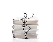 Закладка для книг «Лінійна людина з книгою», фото 4