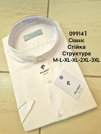 Сорочка з коротким рукавом Palmen classic, структура стійка, фото 1