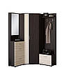 Передпокій Еверест Бриз-3 з кутовою шафою ШКУ-14 (3 елементи) венге + дуб молочний (DTM-2656), фото 2