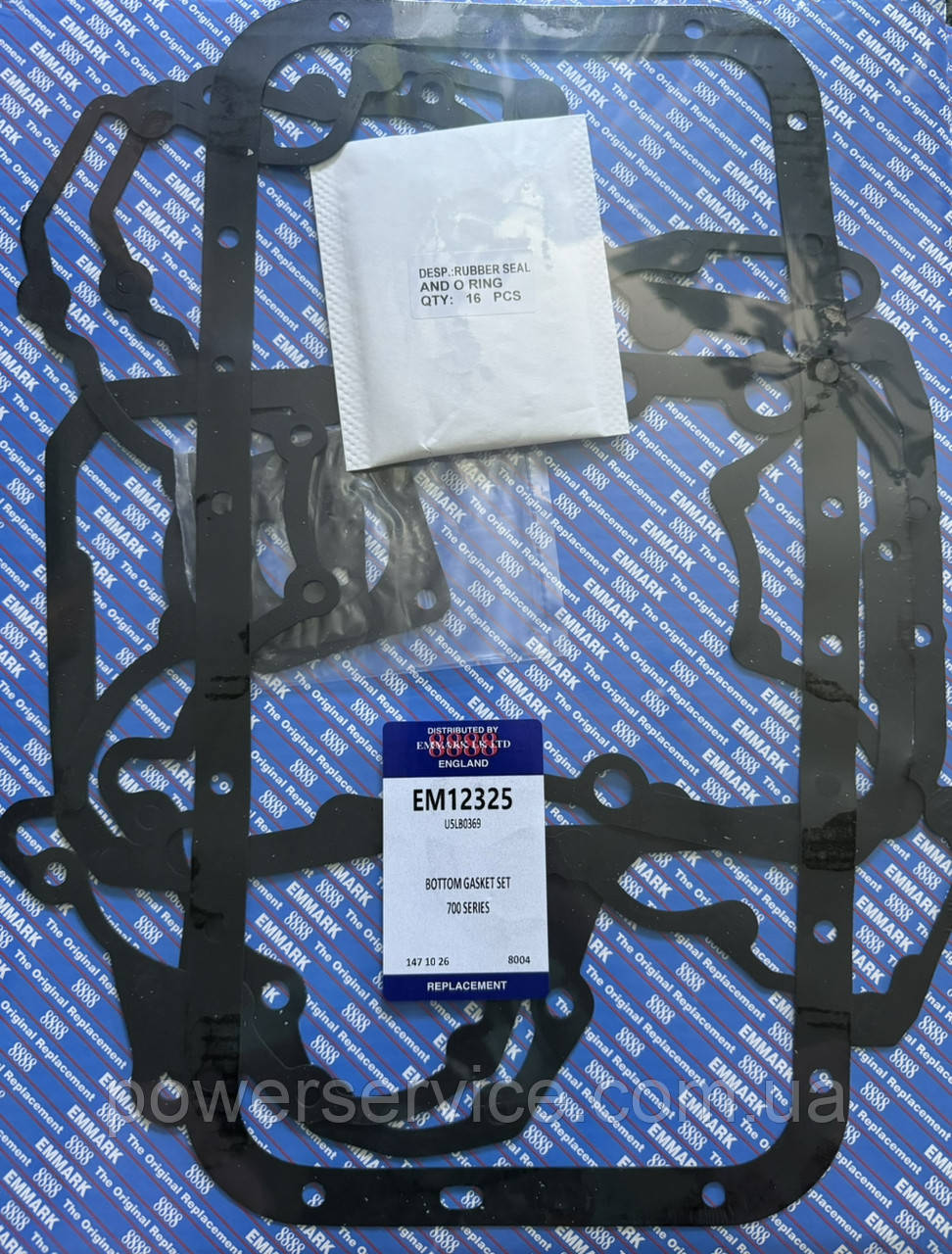 Нижній набір прокладок U5LB0369,EM12325 Perkins,Перкінс