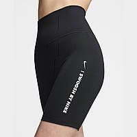 Шорти-велотреки жіночі спортивні Nike W ONE DF HR SHRT GLS