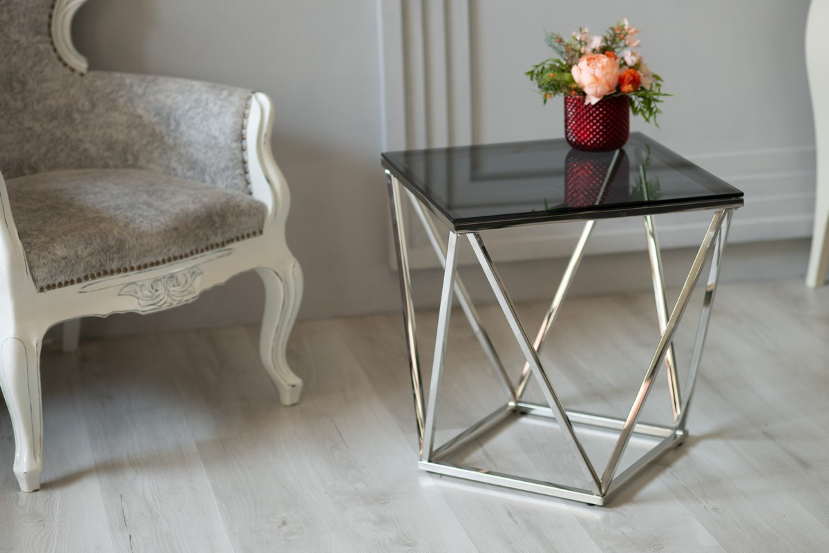 Кавовий стіл CP-2 тонований + срібло+, фото 1