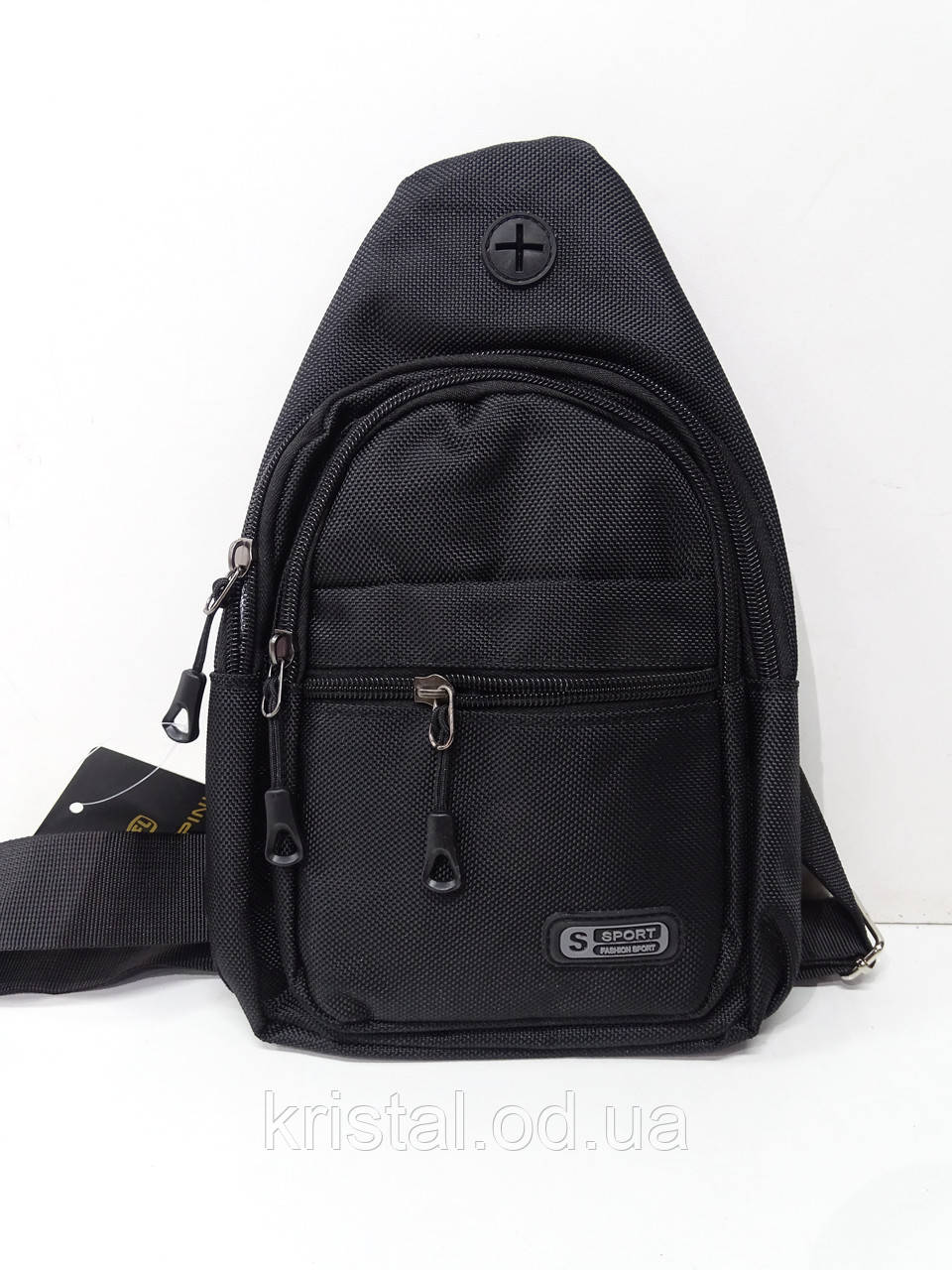 Чоловіча нагрудна сумка слінг 18*30 см. серії "Goldbe" №11893, фото 1