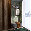 Вішалка настінна Еверест Нордік-800 80х3х36 см Білий + Дуб крафт золотий (DTM-5519), фото 3