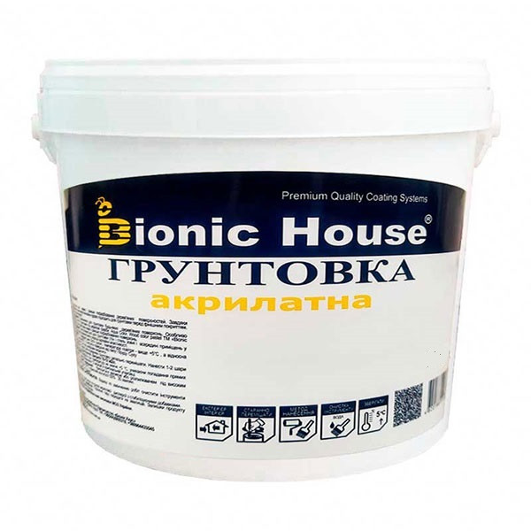 Грунтовка для дерева акрилатна "Bionic House" 10л