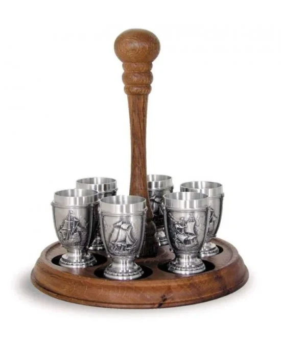 16296 Schnaps Set 7 pcs. La Paloma 6 cm Artina, фото 1