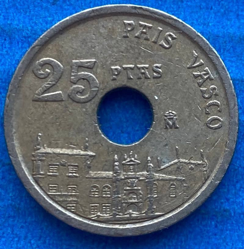 Монета Іспанії 25 песет 1993 р., фото 1