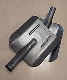 Лопата совкова молоткове покриття без держака з ребрами  жорсткості, фото 5