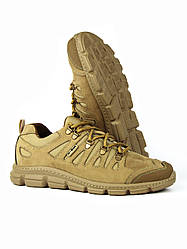 Тактичні кросівки з натуральної шкіри крос Гризлі койот CORDURA  койот 40-46р