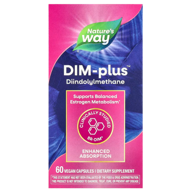 Метаболізм естрогенів DIM-Plus Nature's Way 60 вегетаріанських капсул