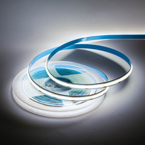 Матрична світлодіодна стрічка COB 6500K 12V 9W 1200Lm IP20 8мм, фото 1