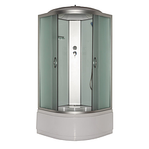 Душовий бокс Vivia 95 BF RC W 90x90х215 см на глибокому піддоні матове скло, фото 4