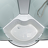 Душовий бокс Vivia 95 BF RC W 90x90х215 см на глибокому піддоні матове скло, фото 6