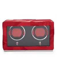 493272 Memento Mori Double Cub Watch Winder with Cover Red WOLF