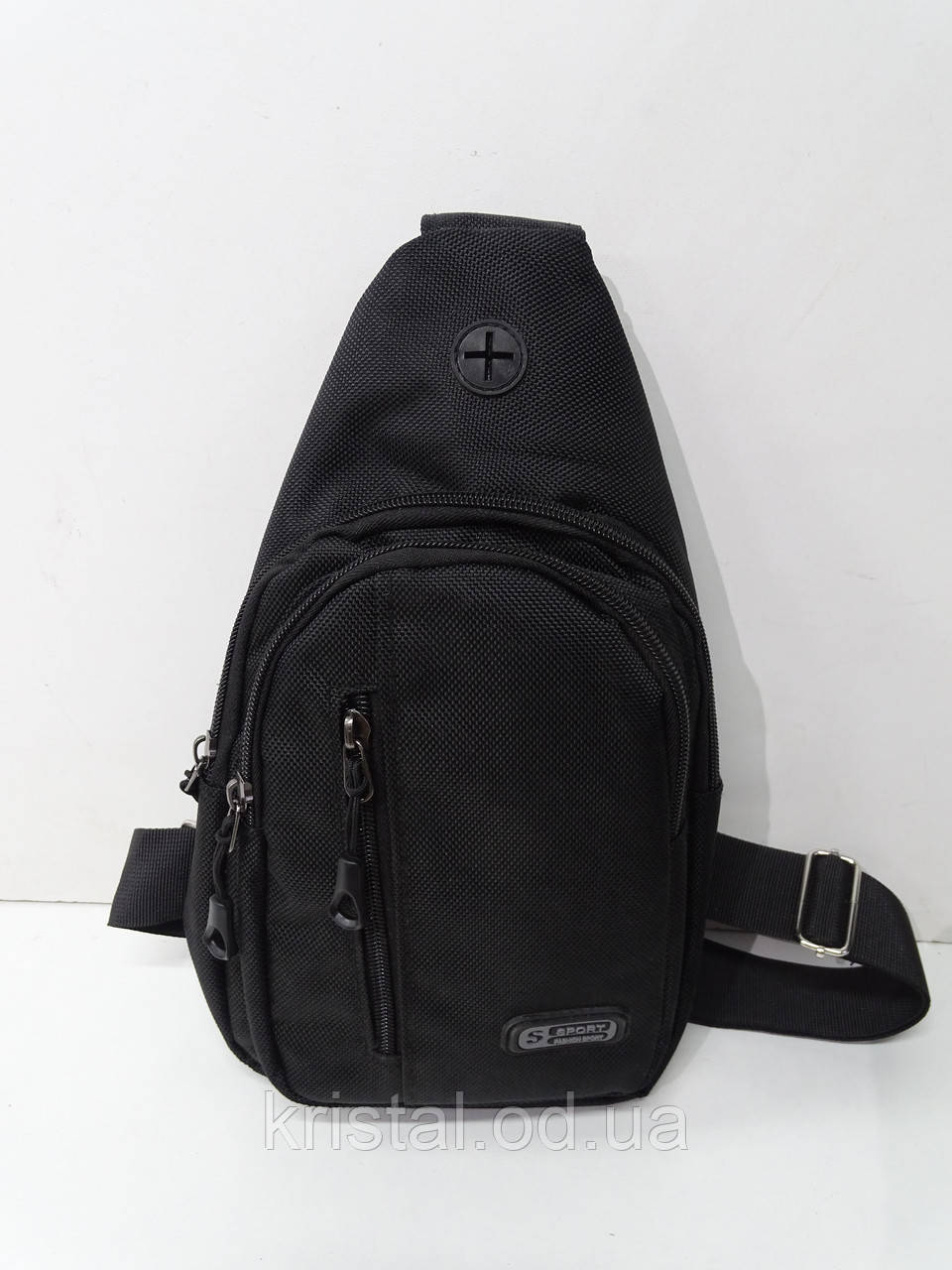 Чоловіча нагрудна сумка слінг 18*30 см. серії "Goldbe" №11899, фото 1