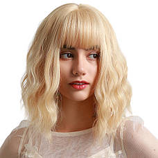 Перука блонд хвиляста, термоволокно DC SS170-2, фото 4