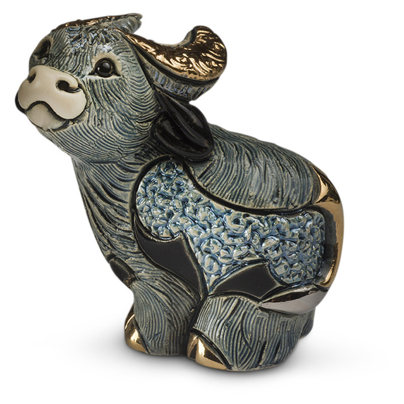 Фігурка/статуетка De Rosa Rinconda Бичок Синій (7x8x6) Dr429a-f-74, фото 1