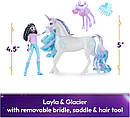 Фігурка Лейла з єдинорогом Крижинка "Академія єдинорогів" Unicorn Academy Layla & Glacier, фото 4