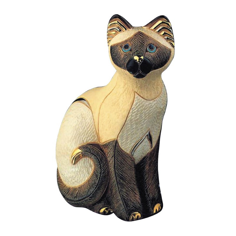 Фігурка De Rosa Rinconda Large Wildlife Кіт Сіамський (лим.вип. 1000 шт) Dr435-20, фото 1