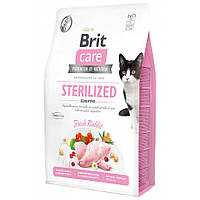 Сухий корм для стерилізованих котів і кішок Brit Care Grain-Free Sterilized Sensitive 2 кг