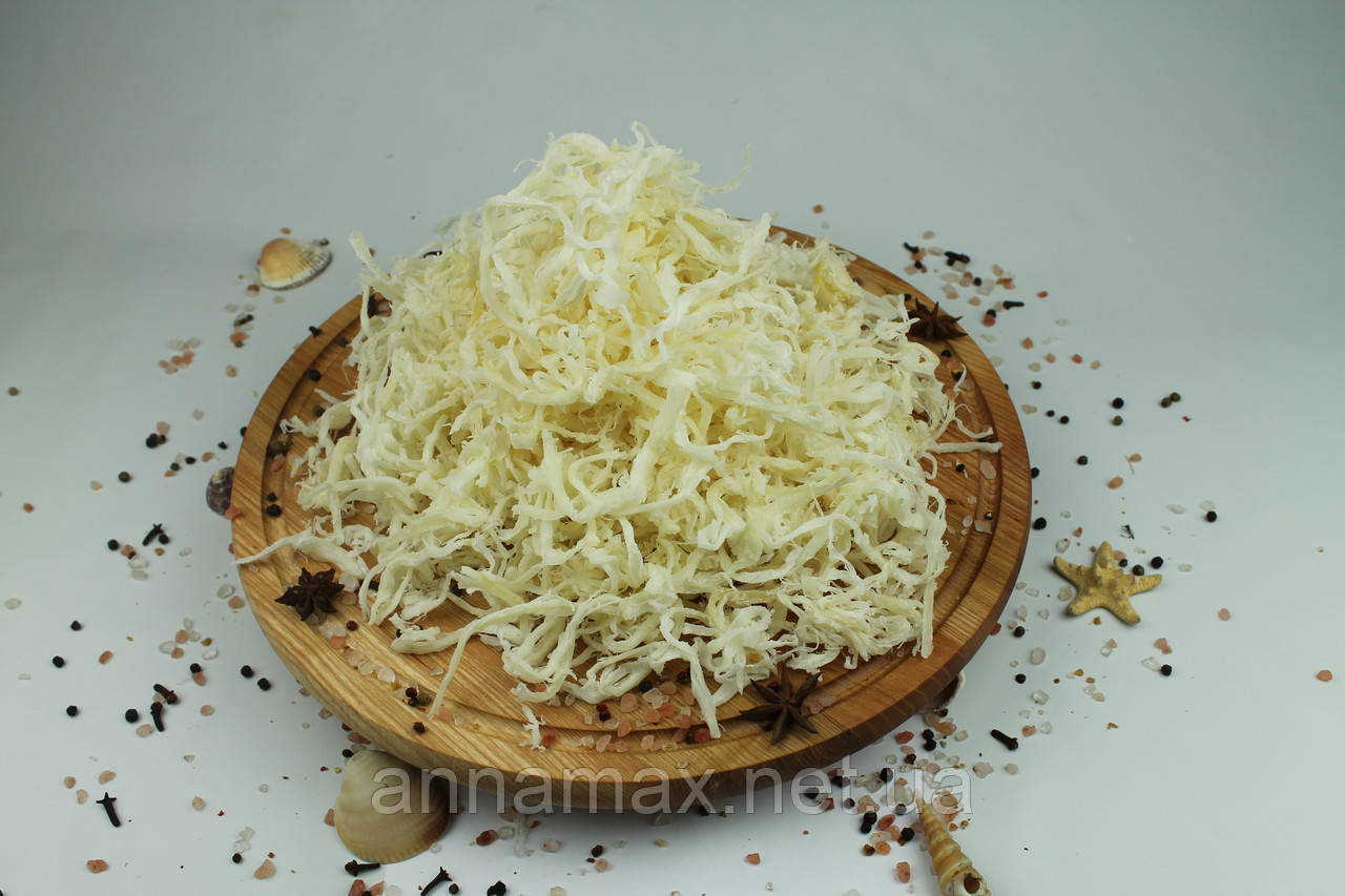 Морська риба солено-сушена "Кальмар стружка" вагова 300 грам / Україна, фото 1