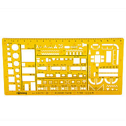 Архітекторський трафарет Rotring (190х95мм) S0238781