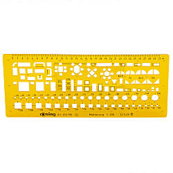 Трафарет для дизайну меблів Rotring S0238981