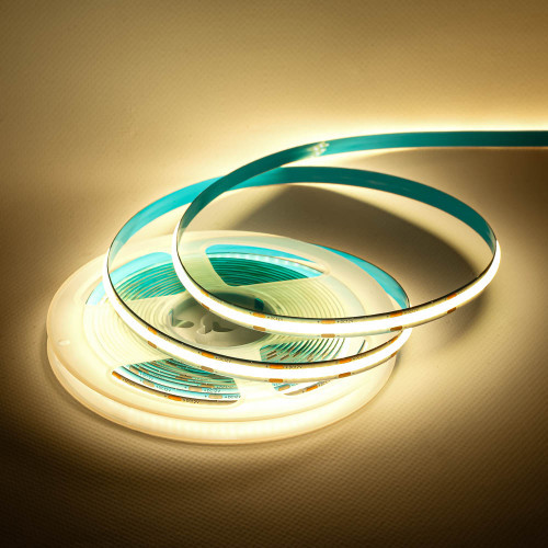 Матрична світлодіодна стрічка COB 3000K 24V 9W 1200Lm IP20 8мм, фото 1