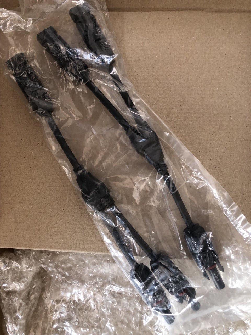 Кабельний розгалужувач МС4, пара, 6 мм, фото 1