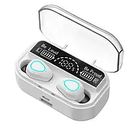 Сенсорні бездротові навушники з PowerBank MR-G28 Білі