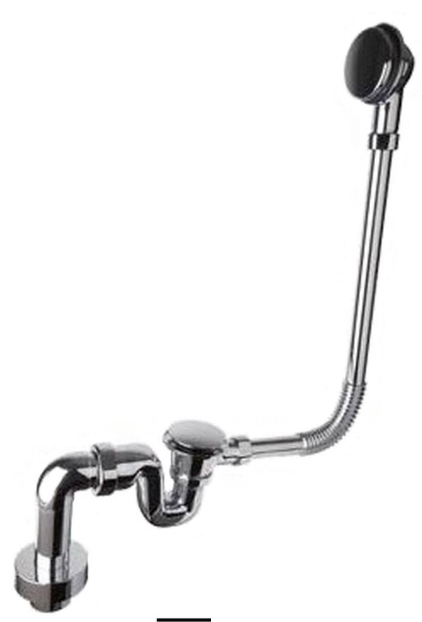 Сифон для окремо стоїть ванни McAlpine BRASSTRAP-50-CP Хром