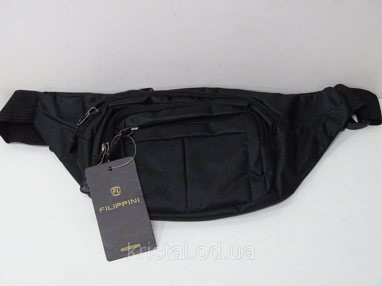 Сумка бананка на пояс гуртом 30*15 см. серії "Goldbe" №11915, фото 1