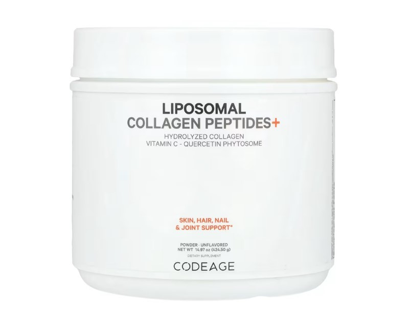 CodeAge Liposomal Collagen Peptides+ / Ліпосомальні пептиди колагену типу I та III 424,5 г