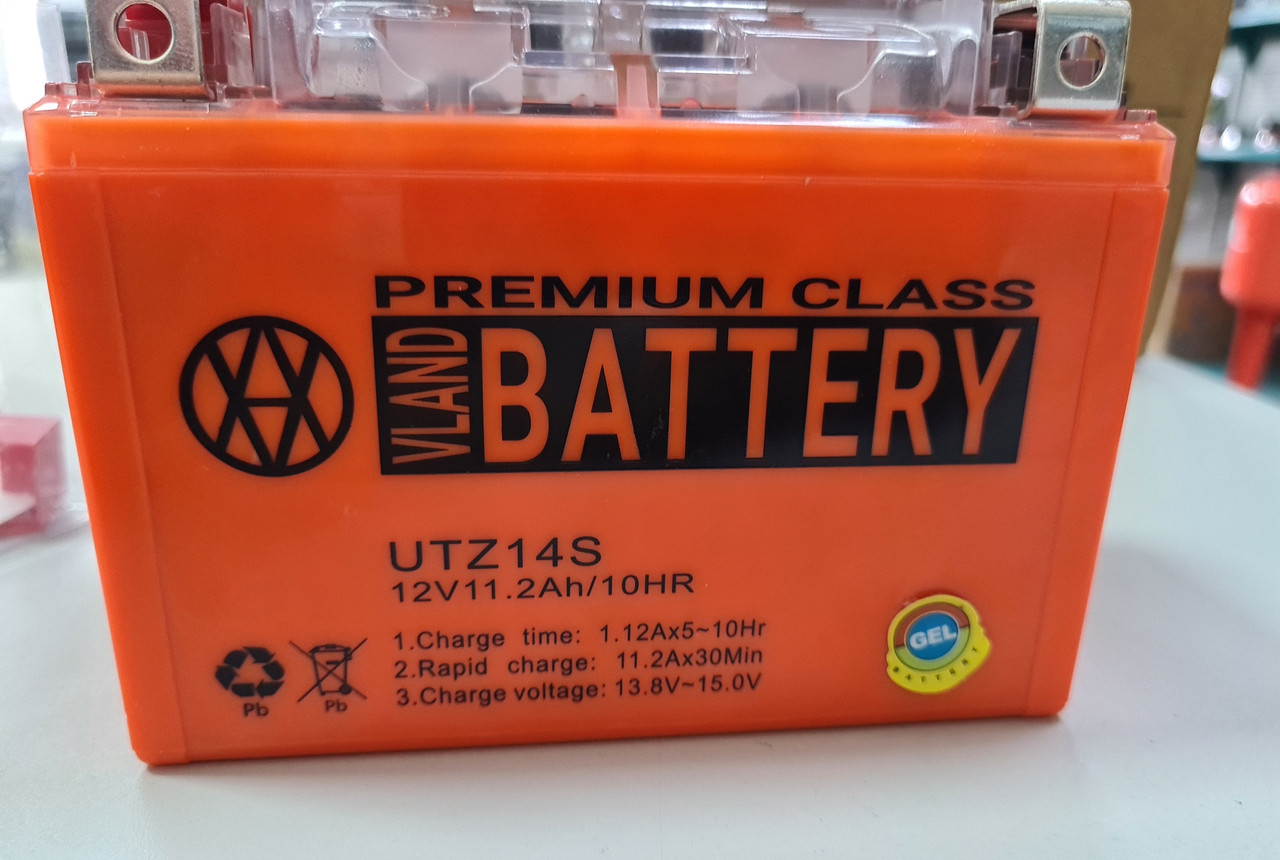 Акумуляторна батарея гелев 12V 11.2 Ah/10HR Vland Battery Premium class  UTZ14S 10HR