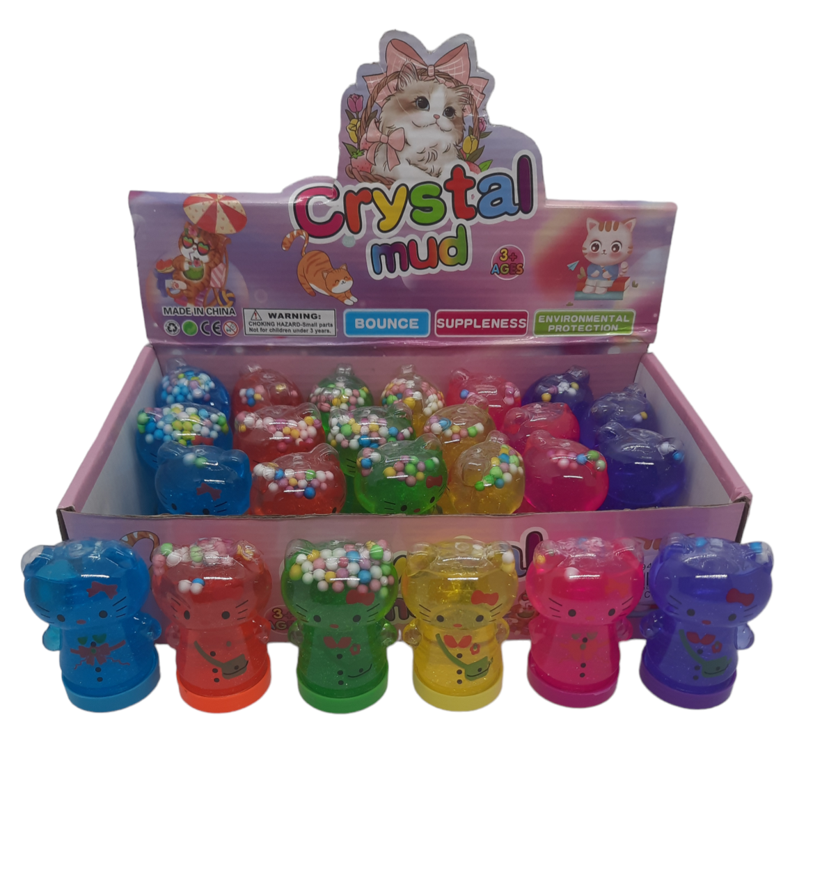 Слайм, жуйка для рук Hello Kitty