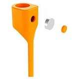 Тримач (на шию) для AirPods 2/1 Baseus Earphone Strap, Orange (ACGS-A07), фото 3