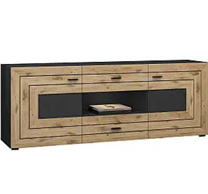 Тумба ТВ 2Д2Ш Джейкоб дуб вікінг/антрацит Сокме