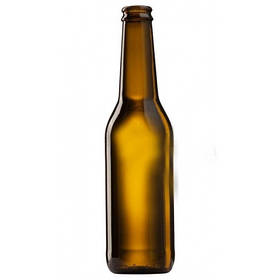 Пивна пляшка під кроненпробку (коричневе скло), 0,33 л