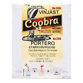 Винні дріжджі Coobra Portero, 10 г