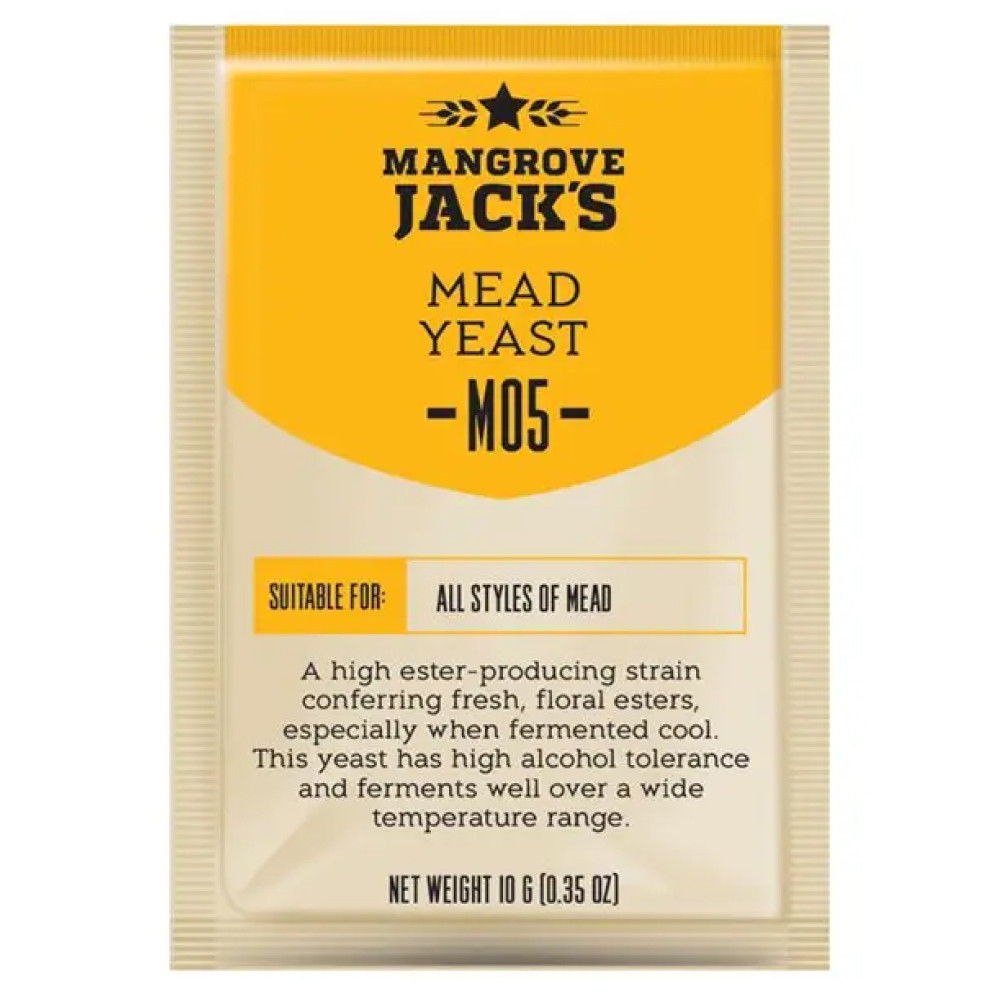 Дріжджі для меду Mangrove jack's M05 Mead, 10 г