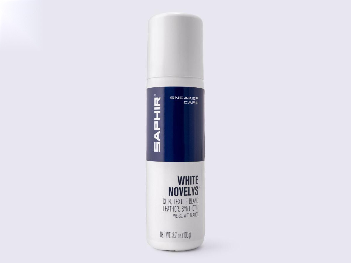 Біла фарба для взуття White Novelys SAPHIR, 75 мл (0303)