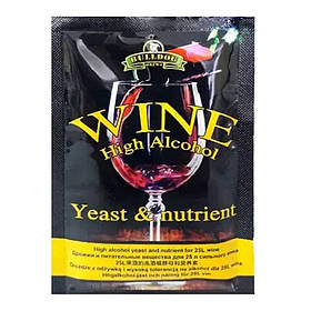 Винні дріжджі Bulldog Wine High Alcohol Yeast, 28 г