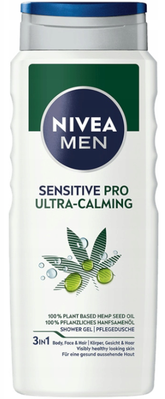 Гель для душу Nivea MEN 500 мл Sensitive PRO ultra-calming