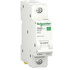 Автоматичний вимикач 1P 63A C 6kA Schneider Electric Resi9 R9F12163